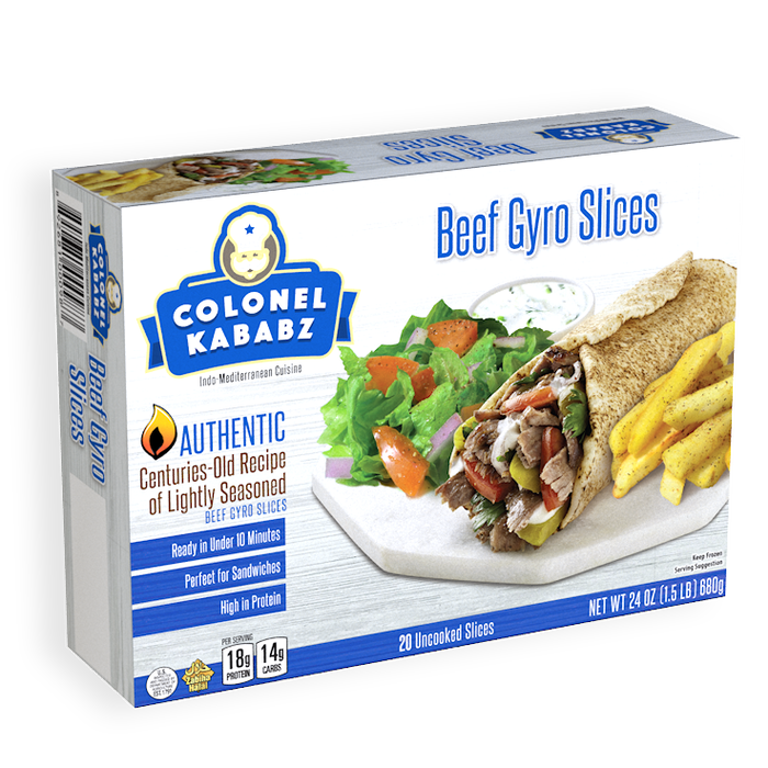 Colonel Kababz - Beef Gyros - Bazaar Bros