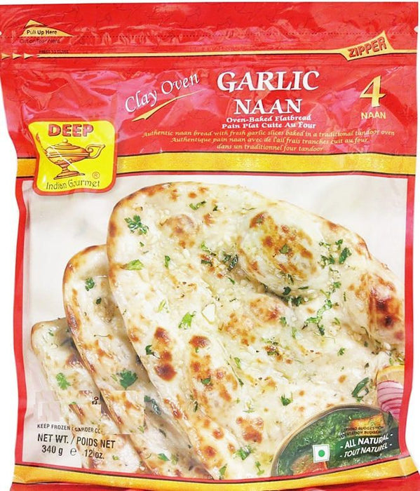 Deep - Garlic Naan - Bazaar Bros