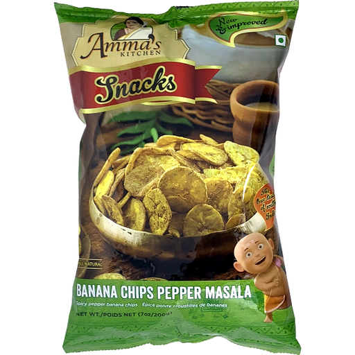 Amma's Kitchen - Banana Chips Pepper Masala - Bazaar Bros