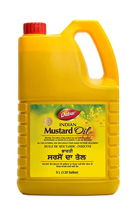 Dabur Mustard Oil 5 Ltr - Bazaar Bros