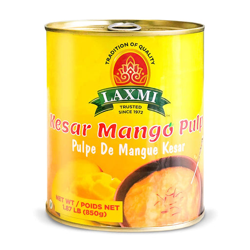 Laxmi - All-Natural Kesar Canned Mango Pulp - Bazaar Bros