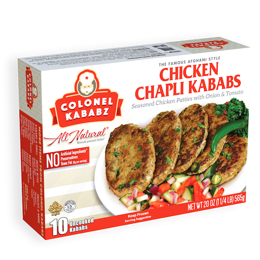 Colonel Kababz - Chicken Chapli Kabab - Bazaar Bros
