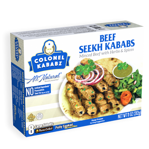 Colonel Kababz - Beef Seekh Kabab - Bazaar Bros