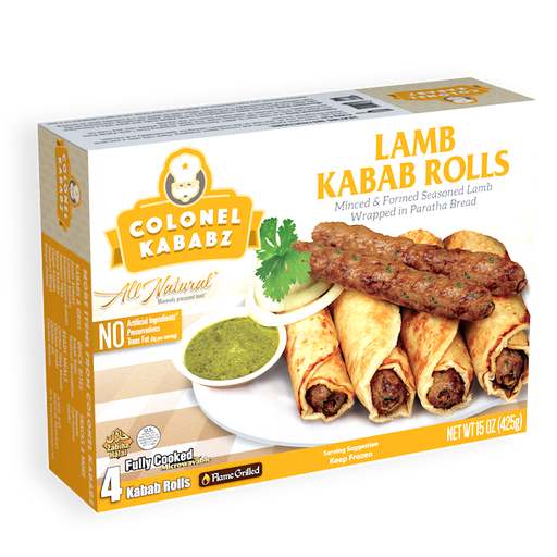 Colonel Kababz Lamb Kabab Roll - Bazaar Bros