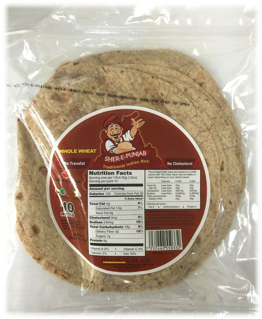 SHER-E PUNJAB - Roti Whole Wheat - Bazaar Bros