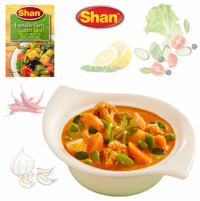 Shan Vegetable Curry Mix - Bazaar Bros