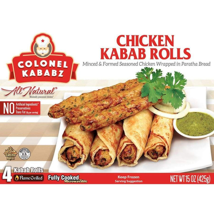Colonel Kababz - Chicken Kabab Roll - Bazaar Bros