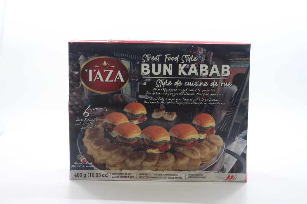 Taza - Bun Kabab (Vegan Sandwich with Chutney) - Bazaar Bros